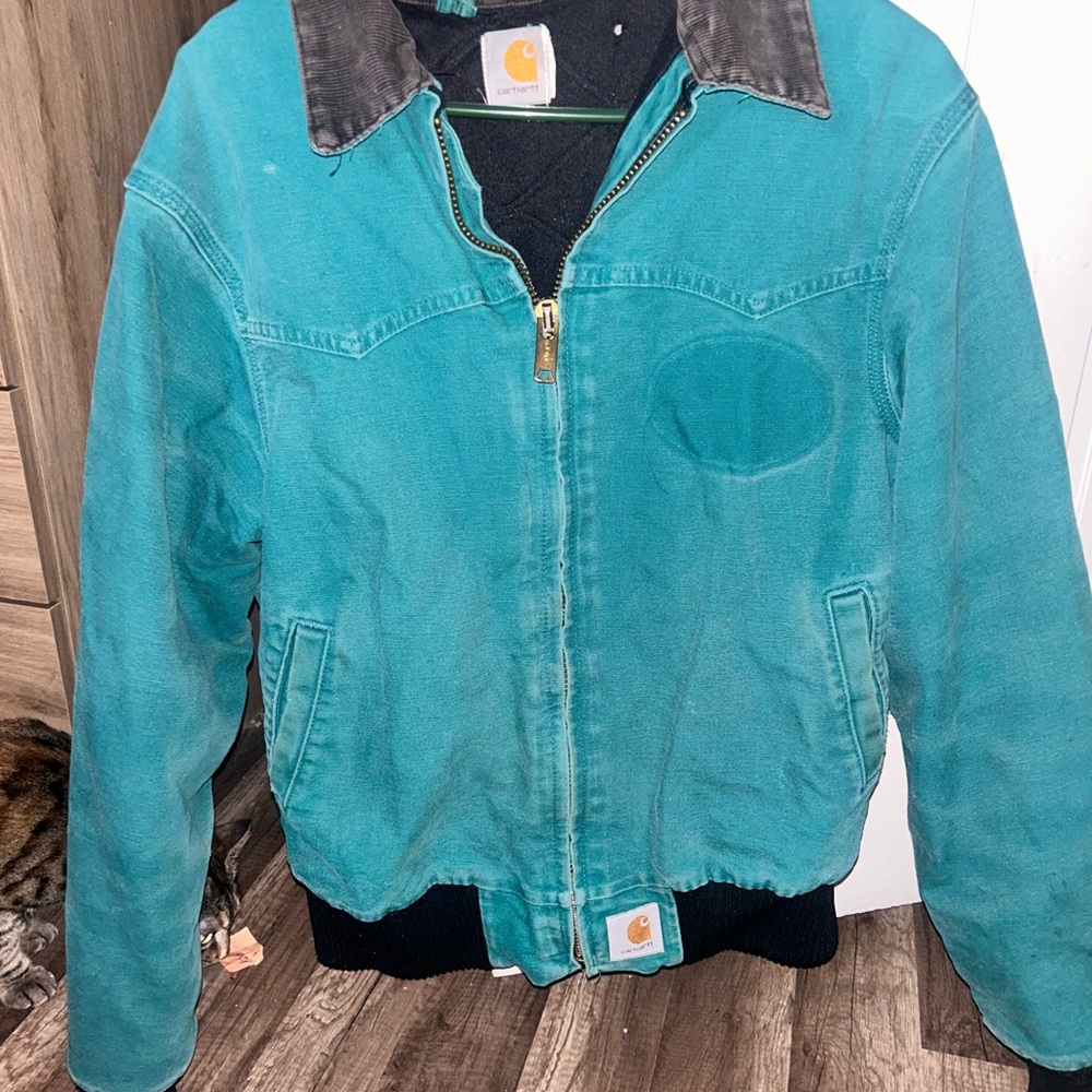 VINTAGE TEAL CARHARTT SANTA FE JACKET